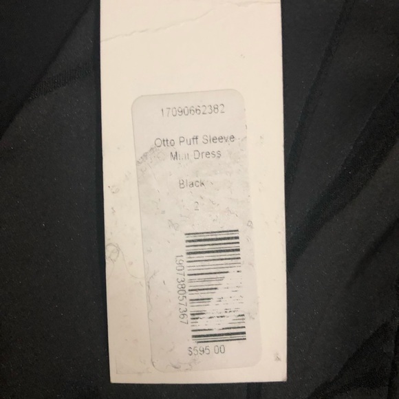 Veronica Beard Otto VNeck Puff Sleeve Dress Sz 2 - Picture 6 of 6